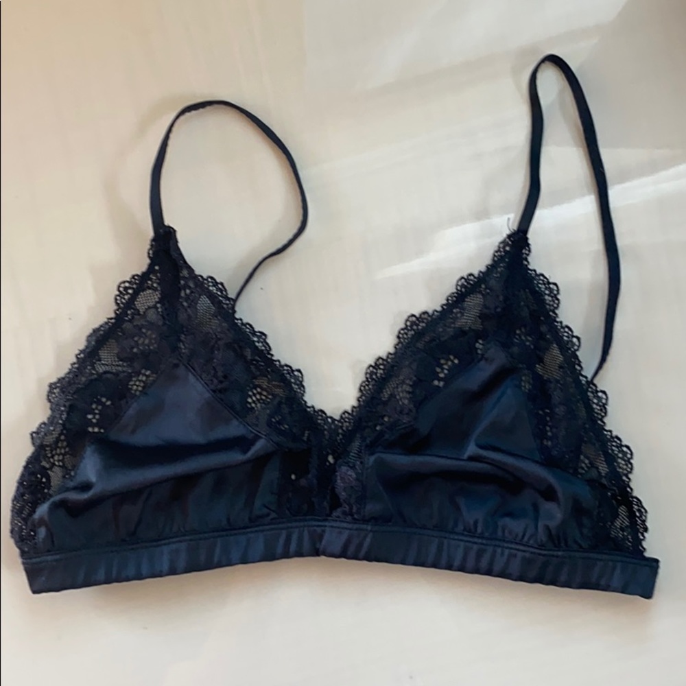 COPY - Anine Bing Lace and Silk Bralette